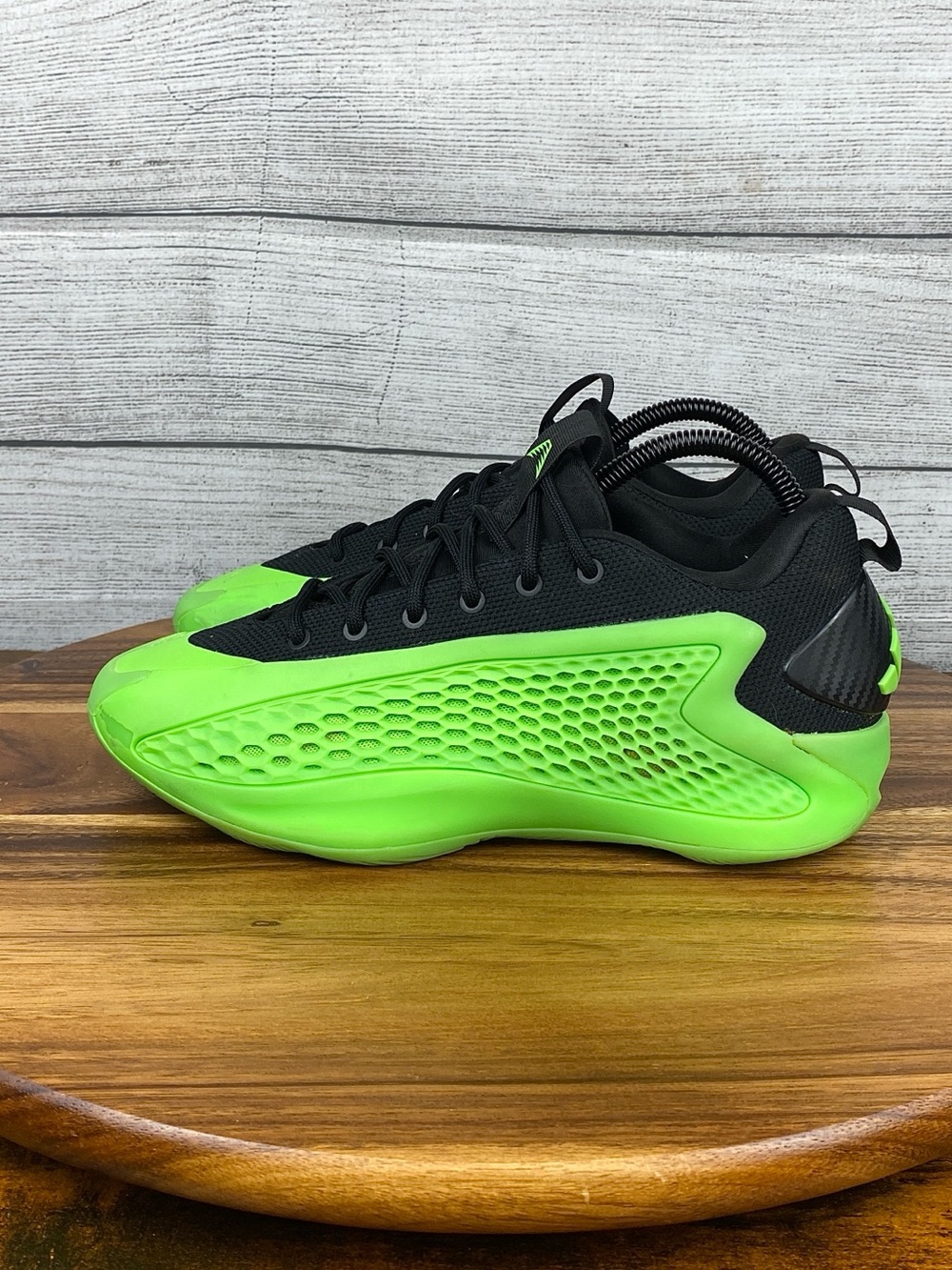 adidas AE 1 Low Slime Green Basketball Shoes JI4073 Youth Sneaker Size 6